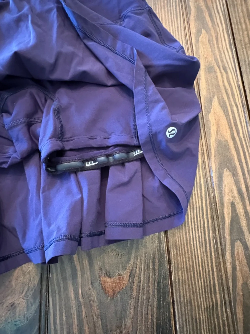 Lululemon Purple Tennis Skirt Built-In Shorts Golf sz 2 Tall EUC